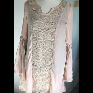 Ladies blush blouse
